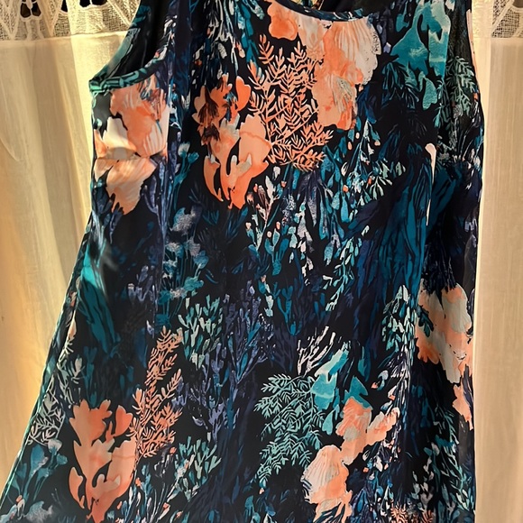 Old Navy high low strapless floral dress size SP - Picture 3 of 6